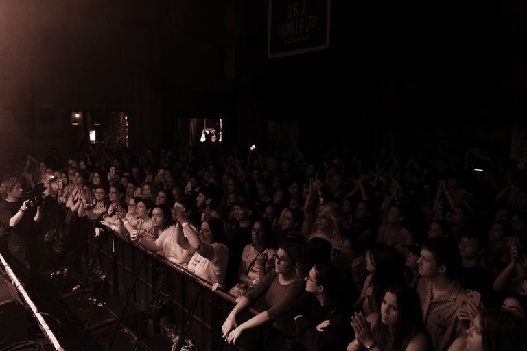 PASH performing live at Lion Arts Factory in Adelaide